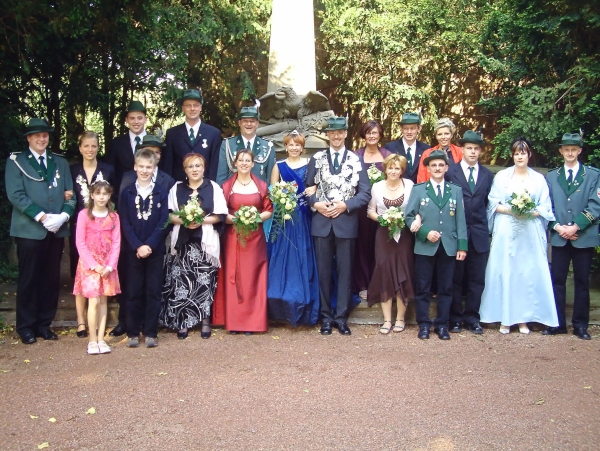 Königspaar und Hofstaat 2007 Königspaar und Hofstaat 2007