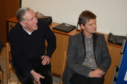 Pastor Hermann Honermann (l.) und Reiner Krimphove